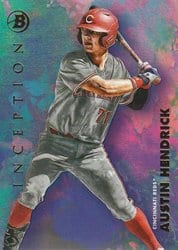 2021 Bowman Inception Base Set Austin Hendrick #62 card