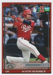 2021 Topps Pro Debut Base Set Austin Hendrick #PD-161 card