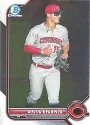2022 Bowman Chrome Prospects Austin Hendrick #BCP-33 card