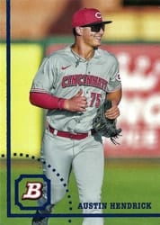 2022 Bowman Heritage Prospects Austin Hendrick #BHP-41 card