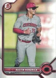 2022 Bowman Prospects Austin Hendrick #BP-33 card