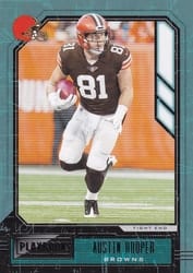 2020 Panini Playbook Base Set Austin Hooper #30 card