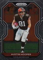 2020 Panini Prizm Base Set Austin Hooper #60 card