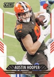 2021 Score Base Set Austin Hooper #110 card