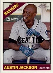2015 Topps Heritage Base Set Austin Jackson #227 card