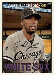 2016 Topps Heritage Base Set Austin Jackson #511 card