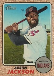2017 Topps Heritage Base Set Austin Jackson #626 card