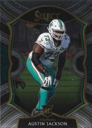 2020 Panini Select Base Set Austin Jackson #91 card