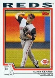 2004 Topps Base Set Austin Kearns #610 card