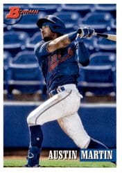 2021 Bowman Heritage Base Set Austin Martin #134 card