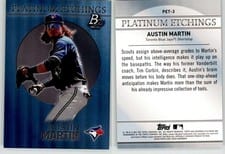 2021 Bowman Platinum Etchings Austin Martin #PET-3