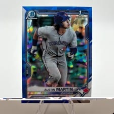 2021 Bowman Sapphire Austin Martin #BCP-87 card