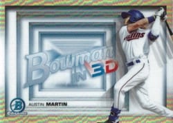 2022 Bowman 3D Austin Martin #B3D-17 card