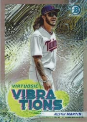 2022 Bowman Virtuosic Vibrations Austin Martin #VV-5 card