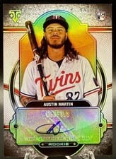 2024 Topps Triple Threads Rookie Autograph Austin Martin #RA-AUS card