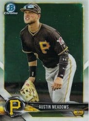 2018 Bowman Chrome Prospects Austin Meadows #BCP227 card