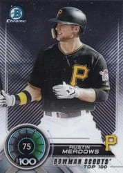 2018 Bowman Scouts Top 100 Austin Meadows #BTP-75 card
