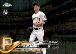 2018 Topps Chrome Update Base Set Austin Meadows #HMT99 card