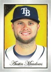 2019 Topps Gallery Base Set Austin Meadows #28 card