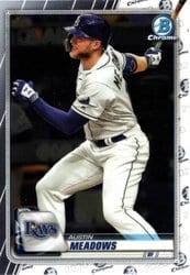 2020 Bowman Chrome Base Set Austin Meadows #60 card