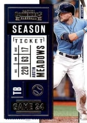 2020 Panini Contenders Base Set Austin Meadows #24 card