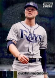 2020 Stadium Club Chrome Base Set Austin Meadows #62 card