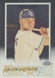 2020 Topps Allen & Ginter Chrome Base Set Austin Meadows #185 card
