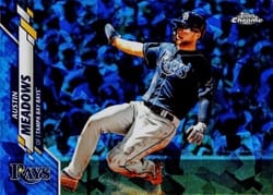 2020 Topps Chrome Sapphire Edition Base Set Austin Meadows #10 card