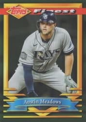 2021 Finest Flashbacks Base Set Austin Meadows #145 card