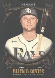 2021 Topps Allen & Ginter X Base Set Austin Meadows #192 card