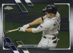 2021 Topps Chrome Base Set Austin Meadows #45 card