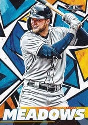 2021 Topps Fire Base Set Austin Meadows #129 card