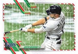 2021 Topps Holiday Base Set Austin Meadows #HW43 card