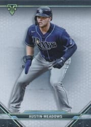 2021 Topps Triple Threads Base Set Austin Meadows #45 card