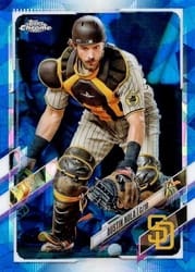 2021 Topps Chrome Sapphire Edition Base Set Austin Nola #448 card