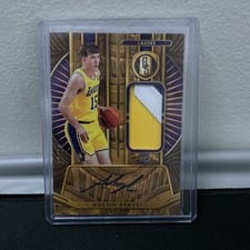 2021-22 Panini Chronicles Gold Standard Rookie Jersey Autographs Austin Reaves #GSJ-ARV card