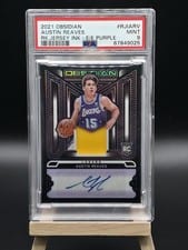 2021-22 Panini Obsidian Rookie Jersey Ink Austin Reaves #RJI-ARV card