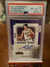 2021 Panini Contenders Austin Reaves Autograph #162 card