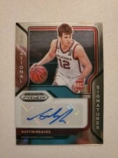 2021 Panini Prizm Draft Picks Sensational Signatures Austin Reaves #SS-ARE card