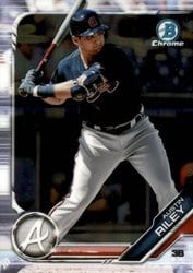 2019 Bowman Chrome Prospects Austin Riley #BCP-129 card