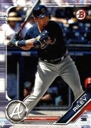 2019 Bowman Prospects Austin Riley #BP-129 card