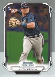 2019 Bowman Sterling Base Set Austin Riley #BSR-69 card