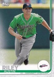 2019 Topps Pro Debut Base Set Austin Riley #160 card