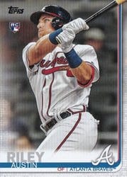 2019 Topps Update Base Set Austin Riley #US100 card