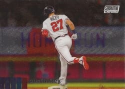 2020 Stadium Club Chrome Base Set Austin Riley #273 card