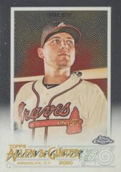 2020 Topps Allen & Ginter Chrome Base Set Austin Riley #225 card