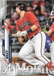 2020 Topps Base Set Austin Riley #266 card