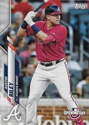 2020 Topps Opening Day Base Set Austin Riley #180 card