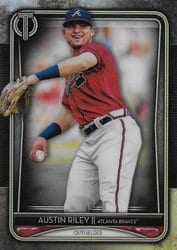 2020 Topps Tribute Base Set Austin Riley #33 card