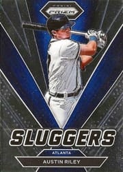 2022 Panini Prizm Sluggers Austin Riley #SL-15 card